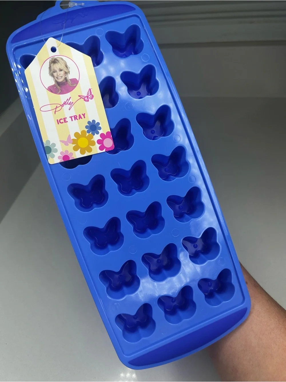 NWT Dolly Parton Blue Butterfly ice Mold Tray